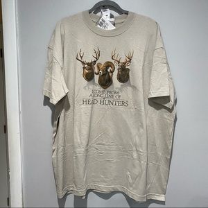 NEW Columbia I Come From A Long Line Of Head Hunters Short Sleeve Tee XXL